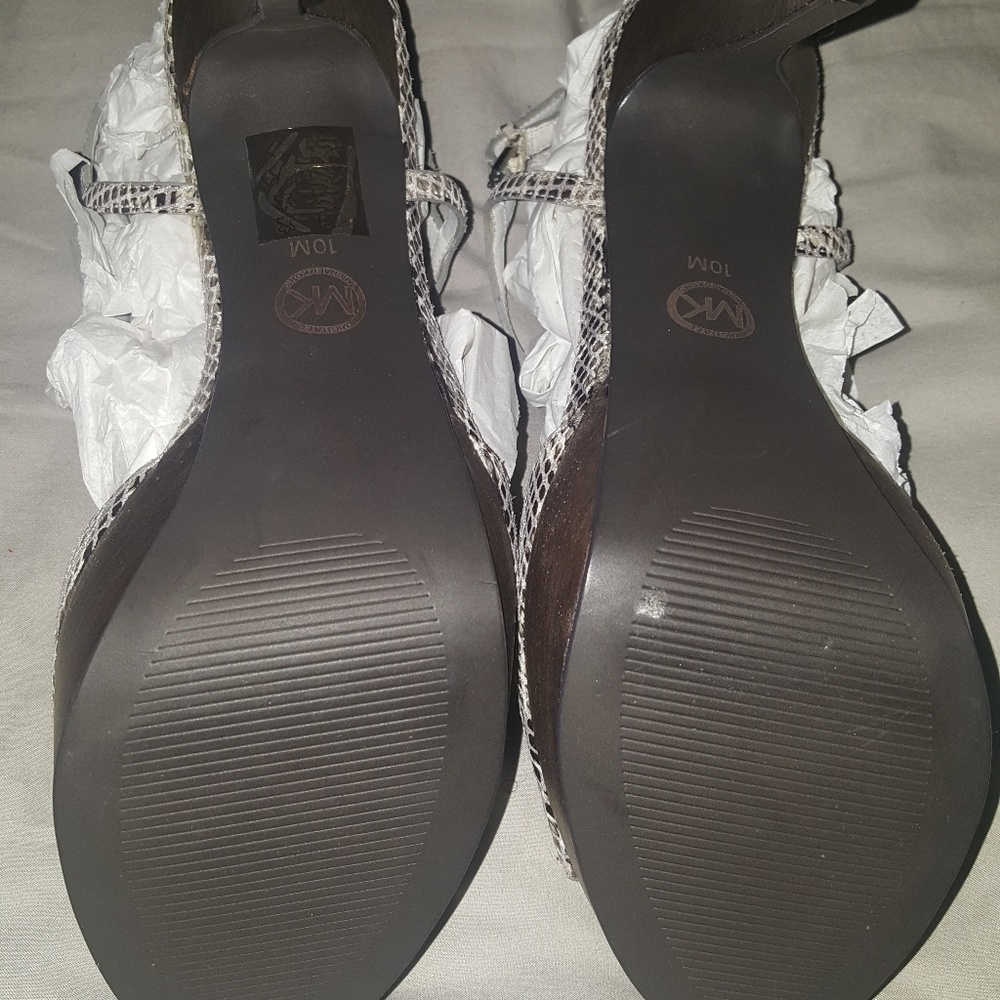 Michael Michael Kors Felicia Python-Embossed Leath - image 4